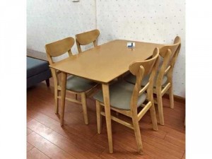 Bộ bàn ghế gỗ ca bin cafe trà My