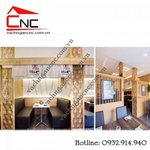 Các mẫu vách ngăn cnc đẹp trang trí dành riêng cho nhà hàng