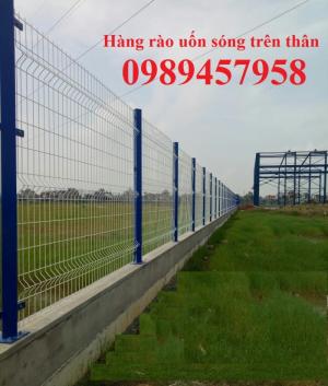 Hàng rào uốn sóng trên thân phi 5 ô 50x150, 50x200 giá tốt nhất tại Hà Nội
