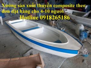 Sản xuất xuồng composite cho 4 người giá rẻ giao hàng toàn quốc