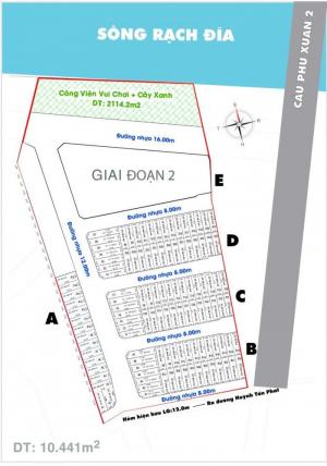 Đất nền gần cầu Phú Xuân 2, xe hơi ra vào thoải mái