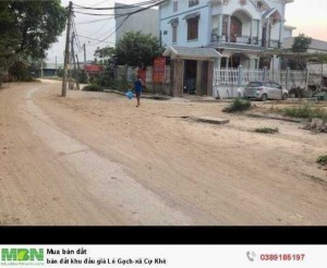 Bán đất khu đấu giá Lò Gạch-xã Cự Khê