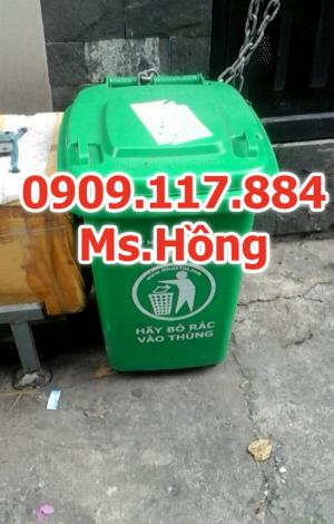 Thùng rác ngoài trời thùng rác 120 lít - thùng đựng rác công cộng