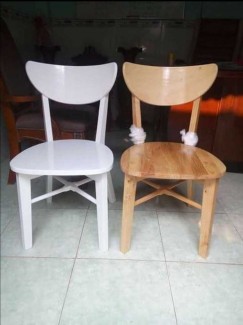 Bội đôi ghế gỗ có sơn PU