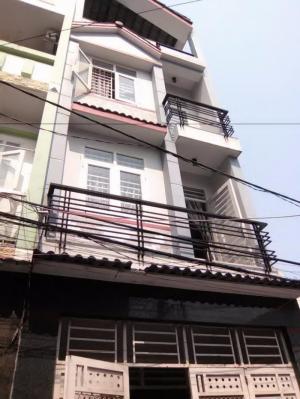 Bán Nhà, 4x13.5m 3 lầu Hẻm 5m Gò Dầu, P. Tân Qúy. Q. Tân Phú