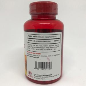 Vitamin E 400 - Vitamin E tổng hợp hỗ trợ cho da và tóc