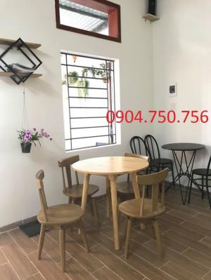 Bộ bàn tròn 4 ghế xoay