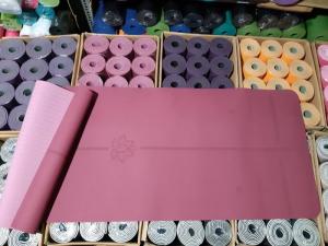 Thảm Yoga TPE Định tuyến Tặng kèm túi đựng