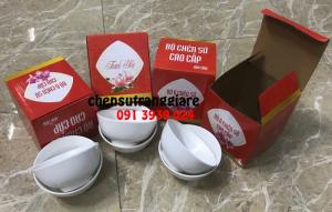Công ty bán chén sứ trắng in logo, cung cấp chén sứ trắng quảng cáo, quà tặng khách hàng