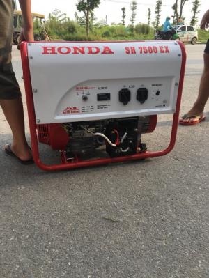 Máy Phát Điện Honda Sh 7500e (6kw; Xăng; Đề)
