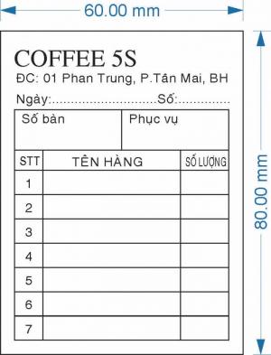 In cuốn order 2 liên 3 liên giá rẻ