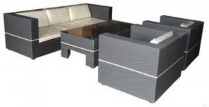 Bán sofa nhựa mây có bọc nệm giá rẻ