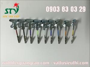 Kẹp trưng bày giảm giá, kẹp treo sản phẩm, kẹp lò xo, kẹp quảng cáo sản phẩm, sức trẻ việt