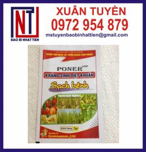 túi đựng phân bón, túi nhôm in ống đồng