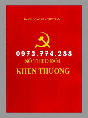 Bán sổ theo dõi khen thưởng