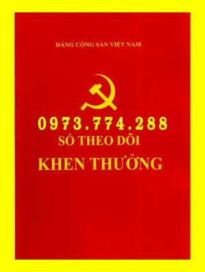 Bán sổ theo dõi khen thưởng