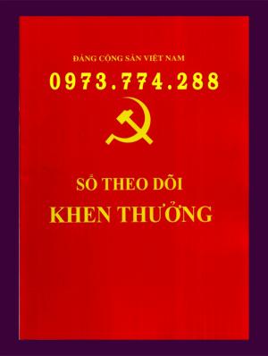 Bán sổ theo dõi khen thưởng