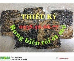 Rong biển sấy tỏi mè ớt