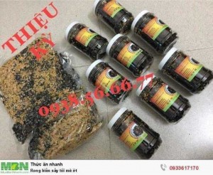 Rong biển sấy tỏi mè ớt