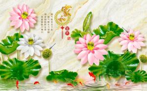 Tranh gạch sứ ngọc hoa hồng