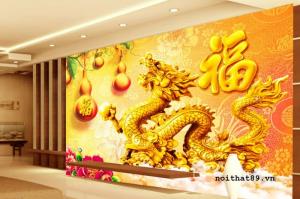 tranh gạch men 3d phong thủy hợp tuổi tý