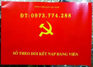 Địa chỉ, nơi bán, chỗ bán, nhà cung cấp các loại mẫu sổ theo dõi kết nạp đảng viên