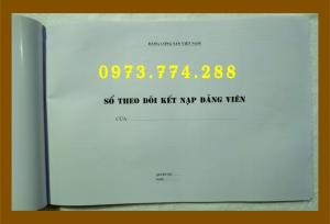 Sổ theo dõi kết nạp đảng viên