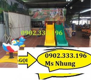 Cầu trượt xích đu nhà hàng, cầu trượt quán ăn, cầu trượt nhà hàng