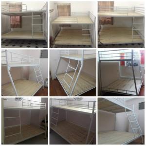 Giường tầng GTS02 (thang trước):
Kích thước 1: rộng x dài x cao: (1600 - 1200)mm x 2000mm x 1750mm
Kích thước 2: rộng x dài x cao: (1400 - 1200)mm x 2000mm x 1750mm