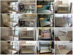 Giường tầng GTS02 (thang trước):
Kích thước 1: rộng x dài x cao: (1600 - 1200)mm x 2000mm x 1750mm
Kích thước 2: rộng x dài x cao: (1400 - 1200)mm x 2000mm x 1750mm