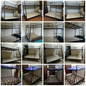 Giường tầng GTS02 (thang trước):
Kích thước 1: rộng x dài x cao: (1600 - 1200)mm x 2000mm x 1750mm
Kích thước 2: rộng x dài x cao: (1400 - 1200)mm x 2000mm x 1750mm