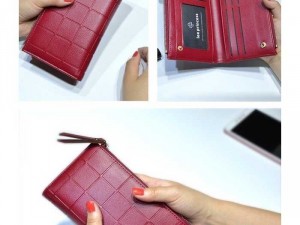 Ví tiền cầm tay dạng dài caro