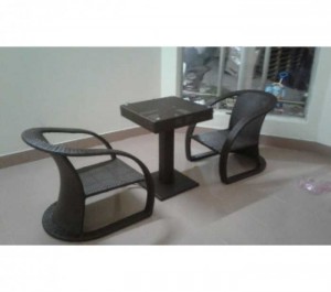 Bộ bàn ghế mây nhựa,1 bàn +2 ghế