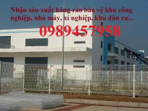 Sản xuất hàng rào gập tam giác hai đầu mạ kẽm điện phân, mạ kẽm nhúng nóng giá rẻ tại Hà Nội