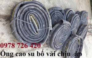 Ống cao su bố vải chịu áp lực bơm nước phi 50, 60, 76, 90, 100 tại Hồ Chí Minh
