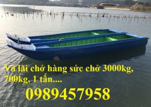 Võ lãi chở hàng 6,3m, 9,9m, 11,8m, thuyền composite chở hàng, thuyền chở người 10-20 người