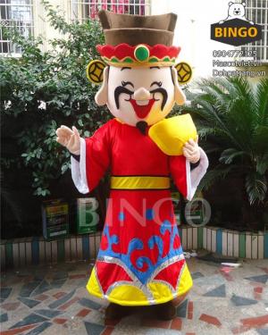 Mascot thần tài,mascot ông phúc lộc thọ giá rẻ