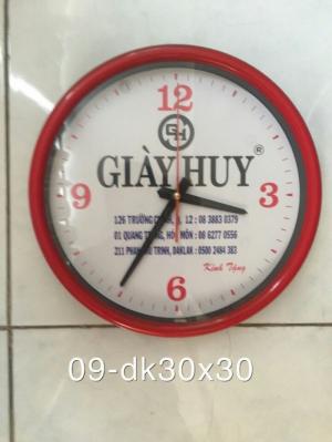 Làm đồng hồ treo tường quà tặng tết giá rẽ - trùm giá đồng hồ 30 cm