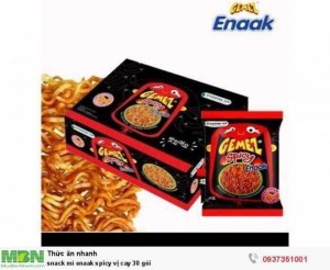 Snack mì enaak spicy vị cay 30 gói