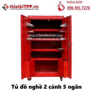 Tủ dụng cụ 2 cánh 5 ngăn