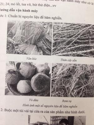 Máy Băm nghiền rơm rạ, vỏ dừa, tạp gỗ