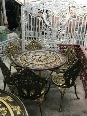 Bàn ghế nhôm cổ điển cao cấp