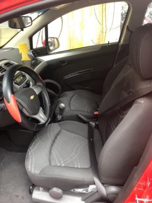 Bán Chevrolet Spark LS 1.2MT màu đỏ số sàn sản xuất 2018 biển Sài Gòn lăn bánh 500km xe như mới