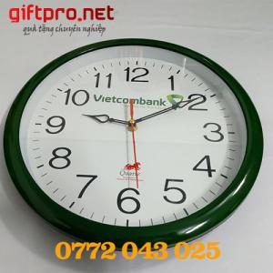đồng hồ treo tường vietcombank giá rẽ