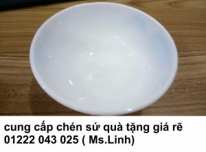 chuyên cung cấp bộ chén sứ in logo làm quà tặng giá rẽ
