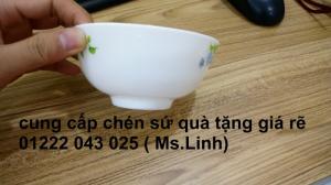 chuyên cung cấp bộ chén sứ in logo làm quà tặng giá rẽ