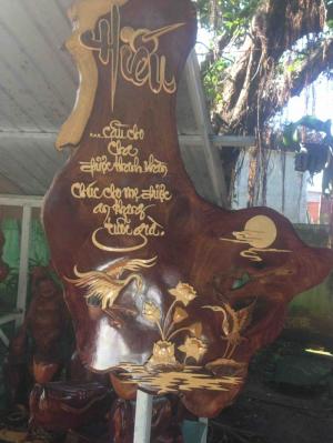 Miếng gỗ xoan đào