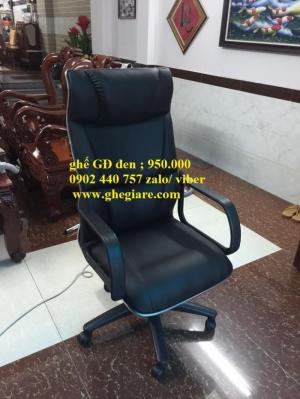 Ghế Giám Đốc Màu Da Đen Cao Cấp , Mới 100%, Bảo Hành 12 Tháng
