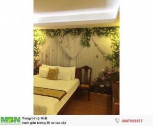 Tranh gián tường 3D uv cao cấp