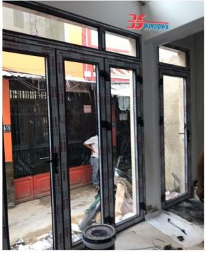 Cửa nhôm hệ giá ưu đãi cho xây dựng nhà phố tại TPHCM
